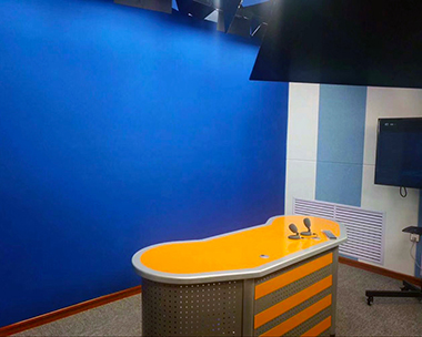 内蒙某军队演播室建设