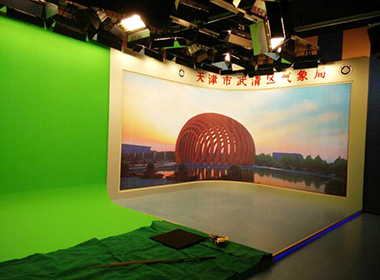 武清气象局绿箱与演播室